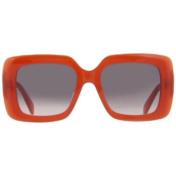 New Authentic Celine Brown Gradient Square Ladies Sunglasses CL40263I 42F 54 CL4 - Picture 1 of 5